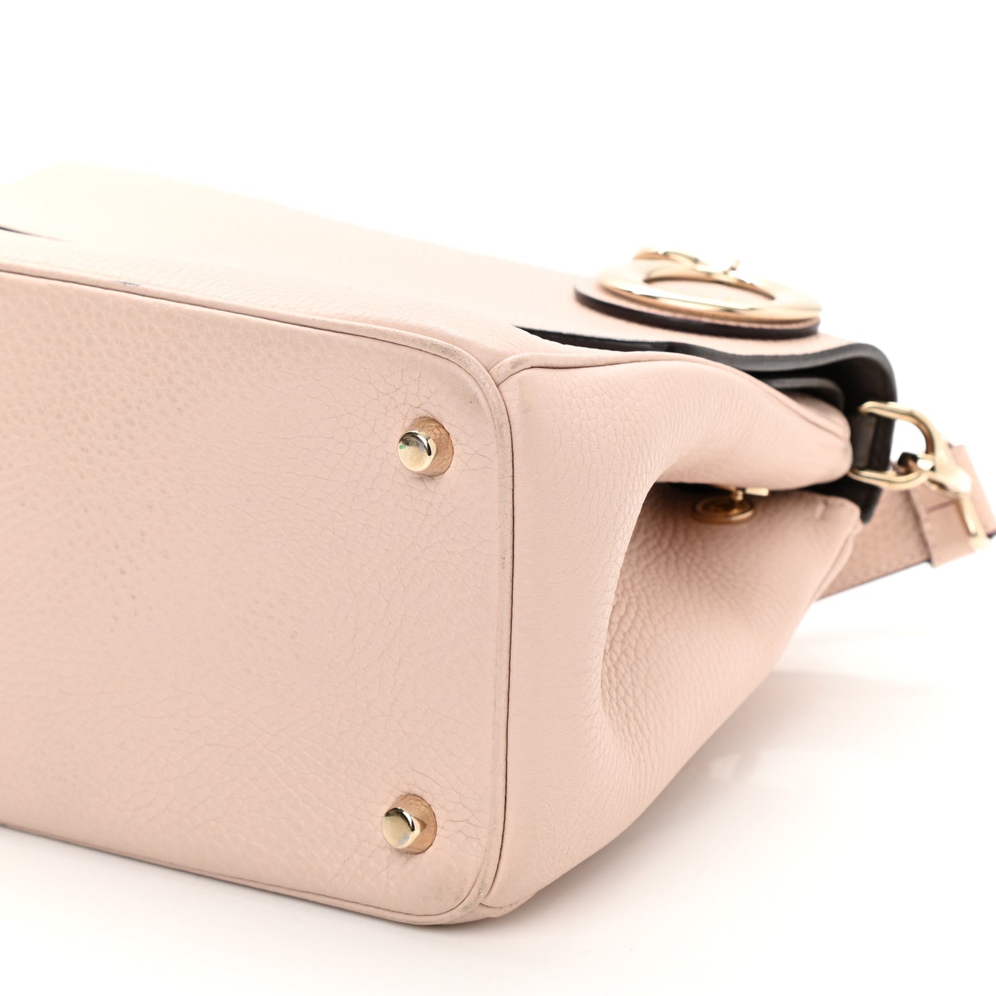 Bullcalf Small Be Dior Flap Rose Poudre