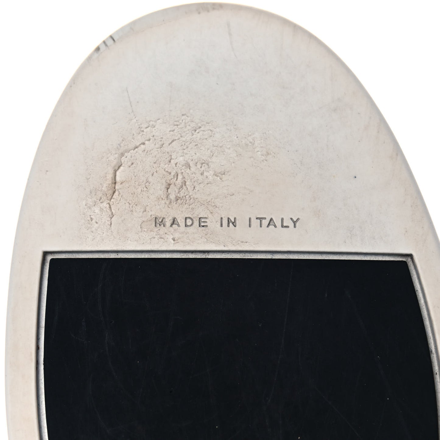 Calfskin Womens CC Sneakers 39 Black White