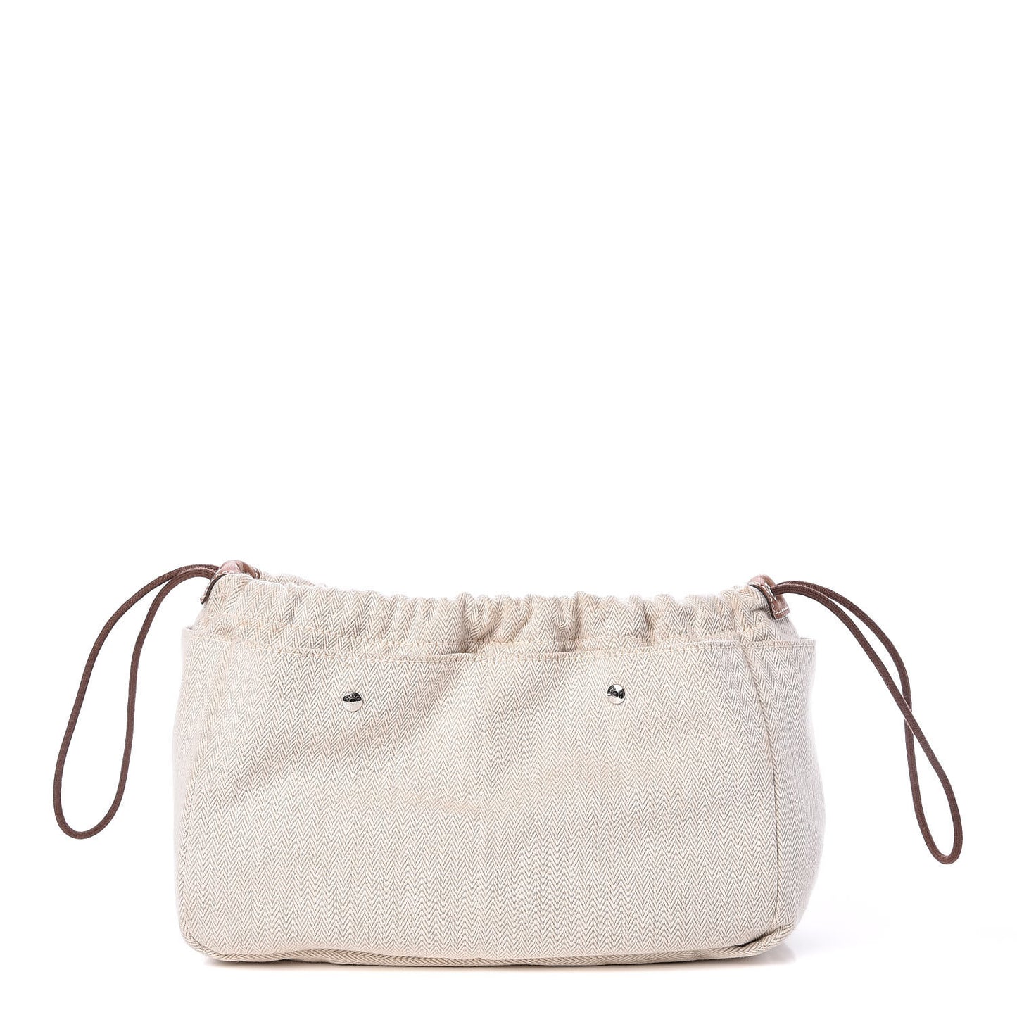 Canvas Barenia Fourbi 25 MM Pouch Naturel Fauve