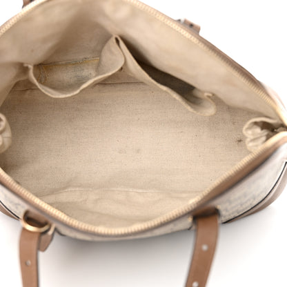 Gucci GG Supreme Monogram Margaux Calfskin Small Nice Top Handle Dome Bag Beige Ebony Acero 5 of 23