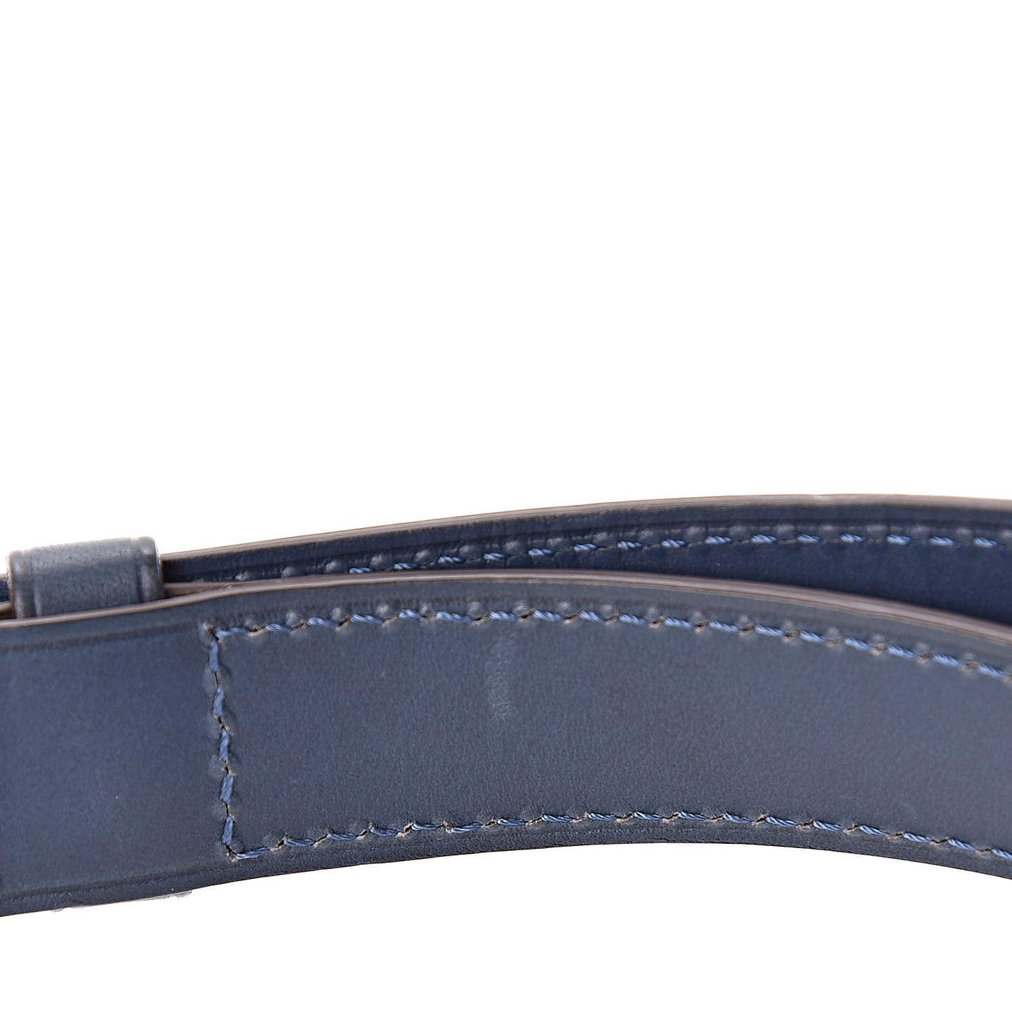 Calfskin Adjustable Keepall Bandouliere Shoulder Strap Blue