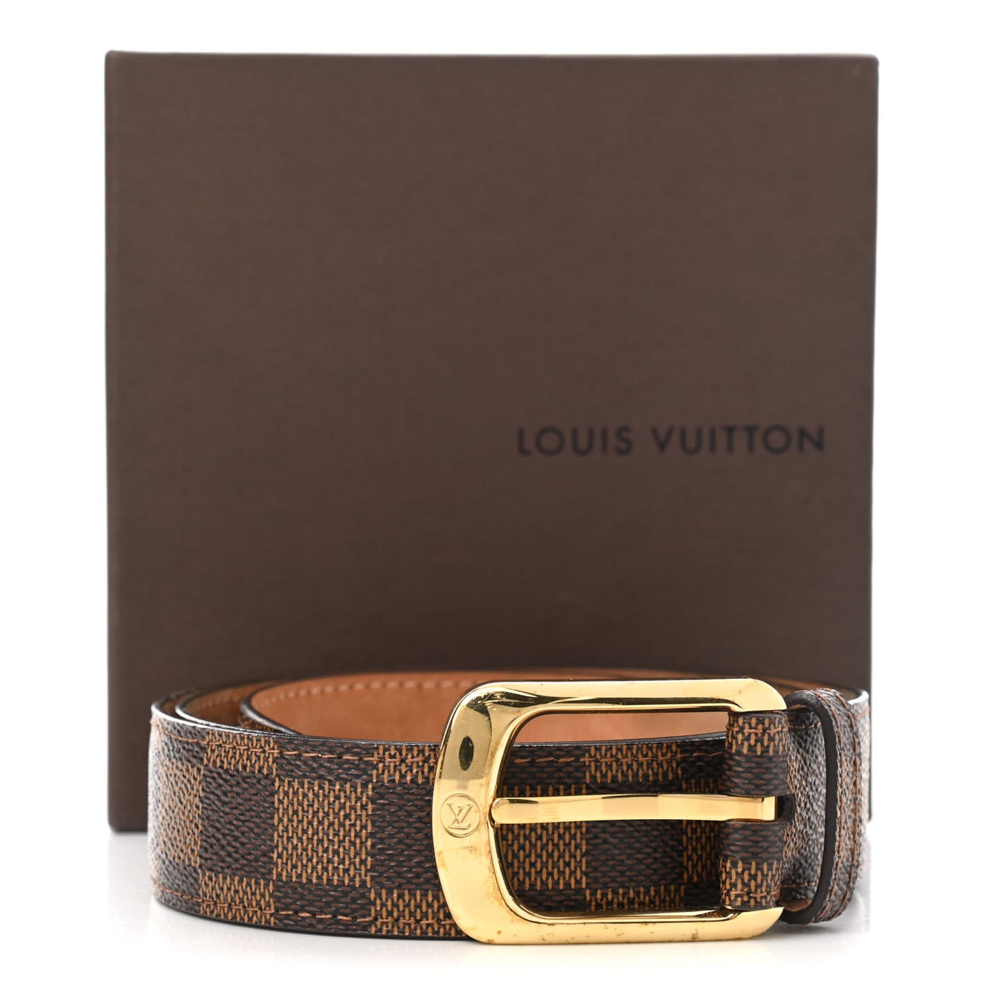 Damier Ebene 30mm Ellipse Belt 85 34