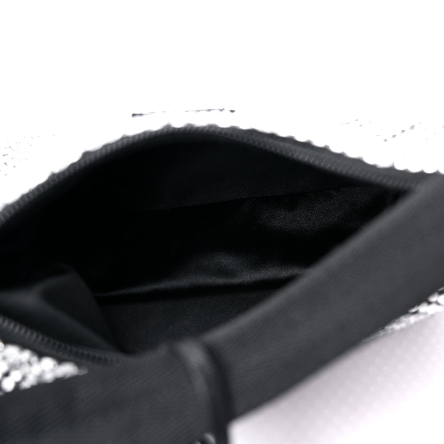 Satin Crystal Mini Re-Edition 2000 Bag Cristal