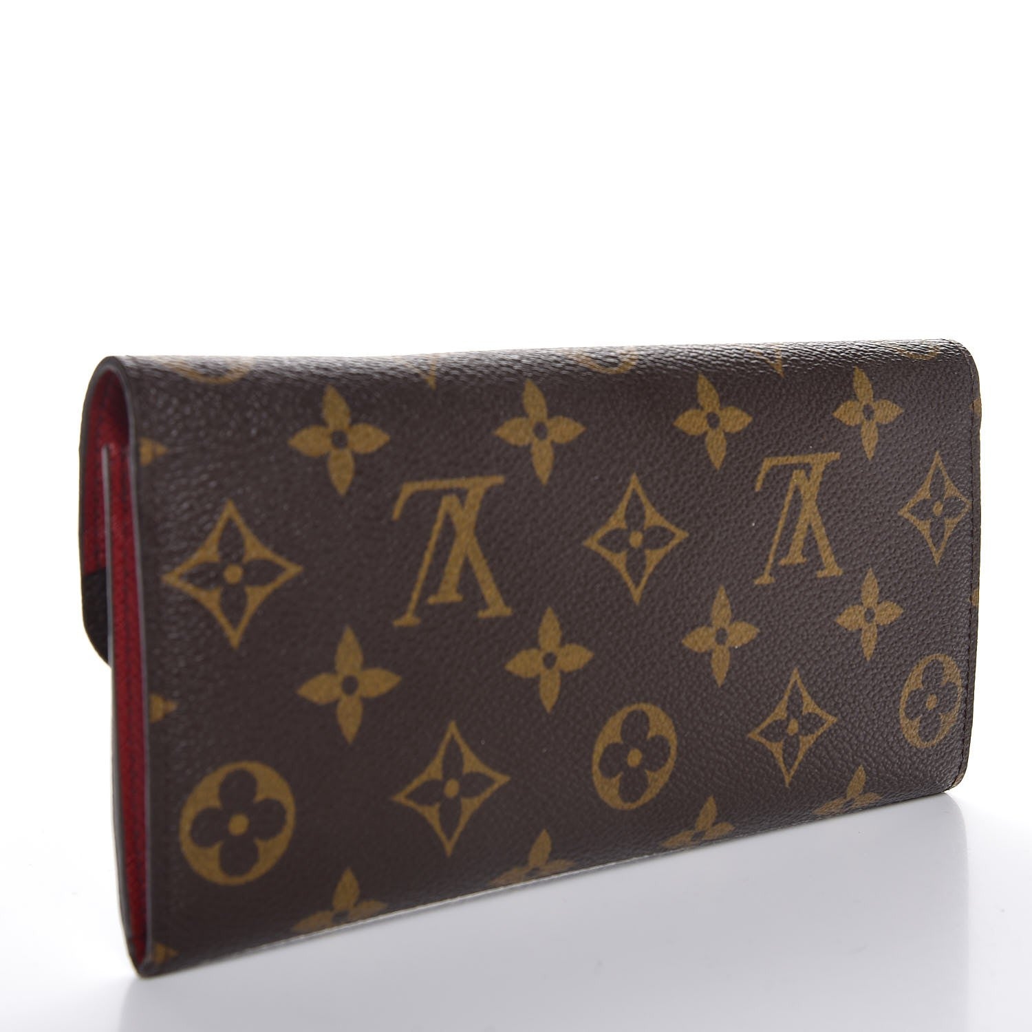 Louis Vuitton Monogram Emilie Wallet Red 3 of 7