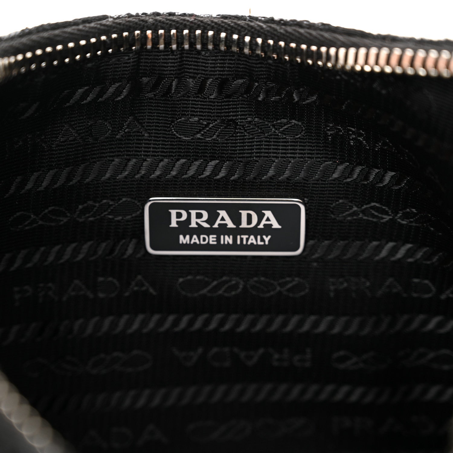 Prada Mini Re-Edition Brocade Lurex Bag Cipria 6 of 11