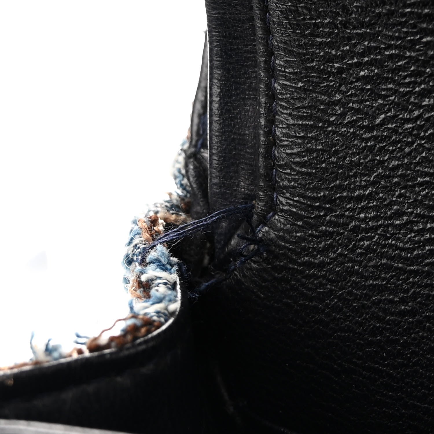 Chanel Tweed Medium Double Flap Blue Multicolor 13 of 16