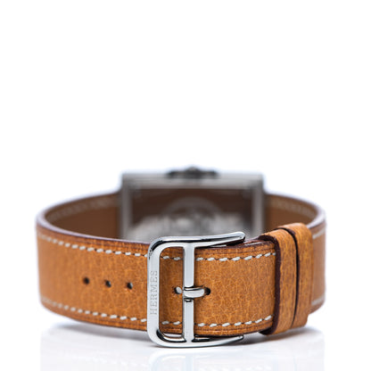 Hermes Stainless Steel Epsom 26mm Belt Quartz Watch Gold 3 of 6