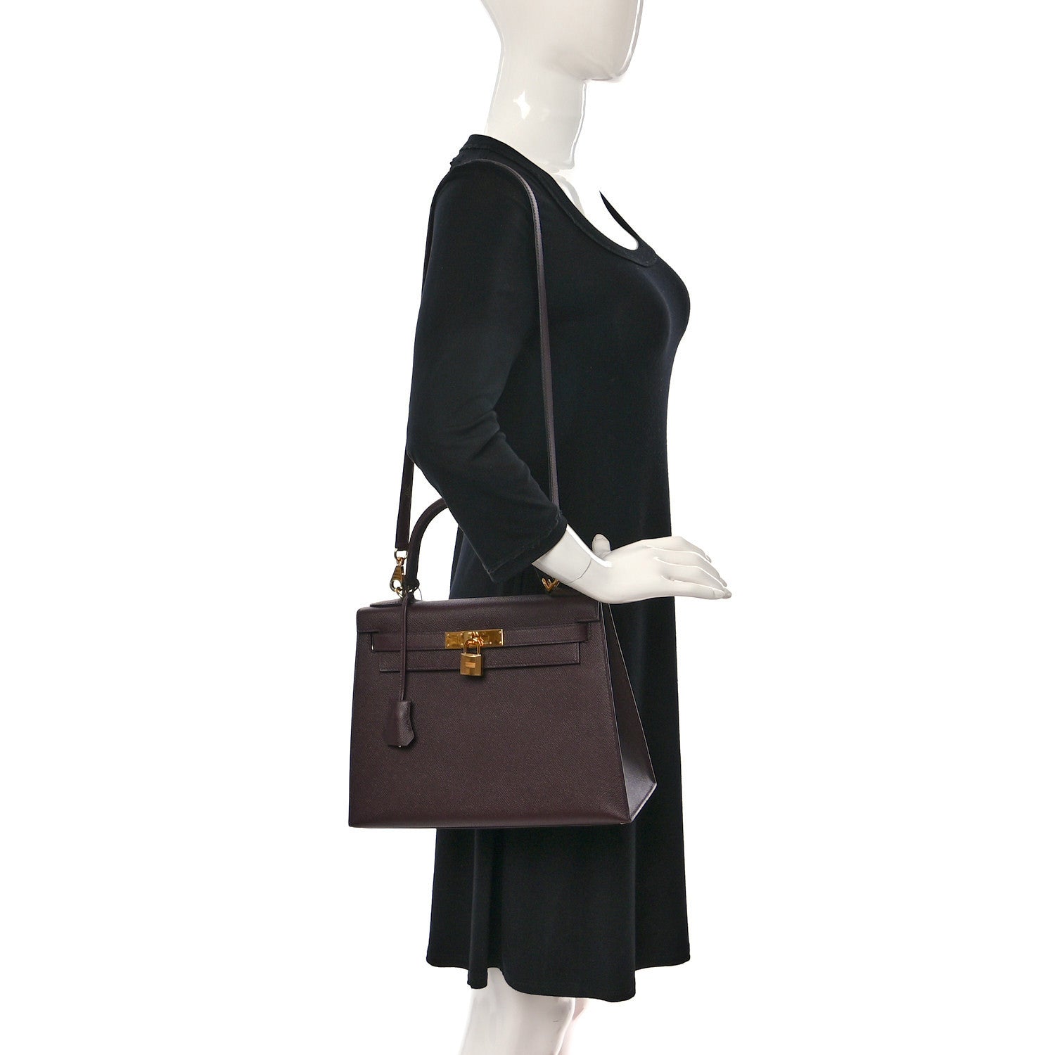 Hermes Epsom Kelly Sellier 28 Rouge Sellier 2 of 9