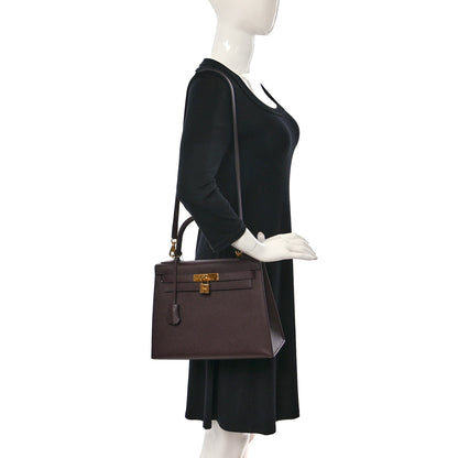 Hermes Epsom Kelly Sellier 28 Rouge Sellier 2 of 9