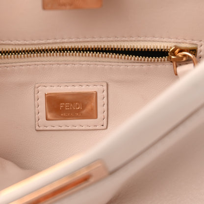 Fendi Nappa Mini Peekaboo Iconic Satchel Egg Shell 7 of 11