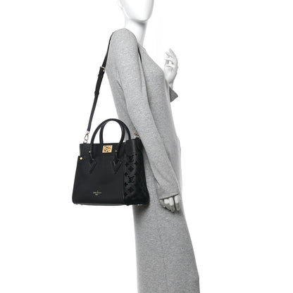 Louis Vuitton Calfskin Monogram Tufting On My Side Black 2 of 9