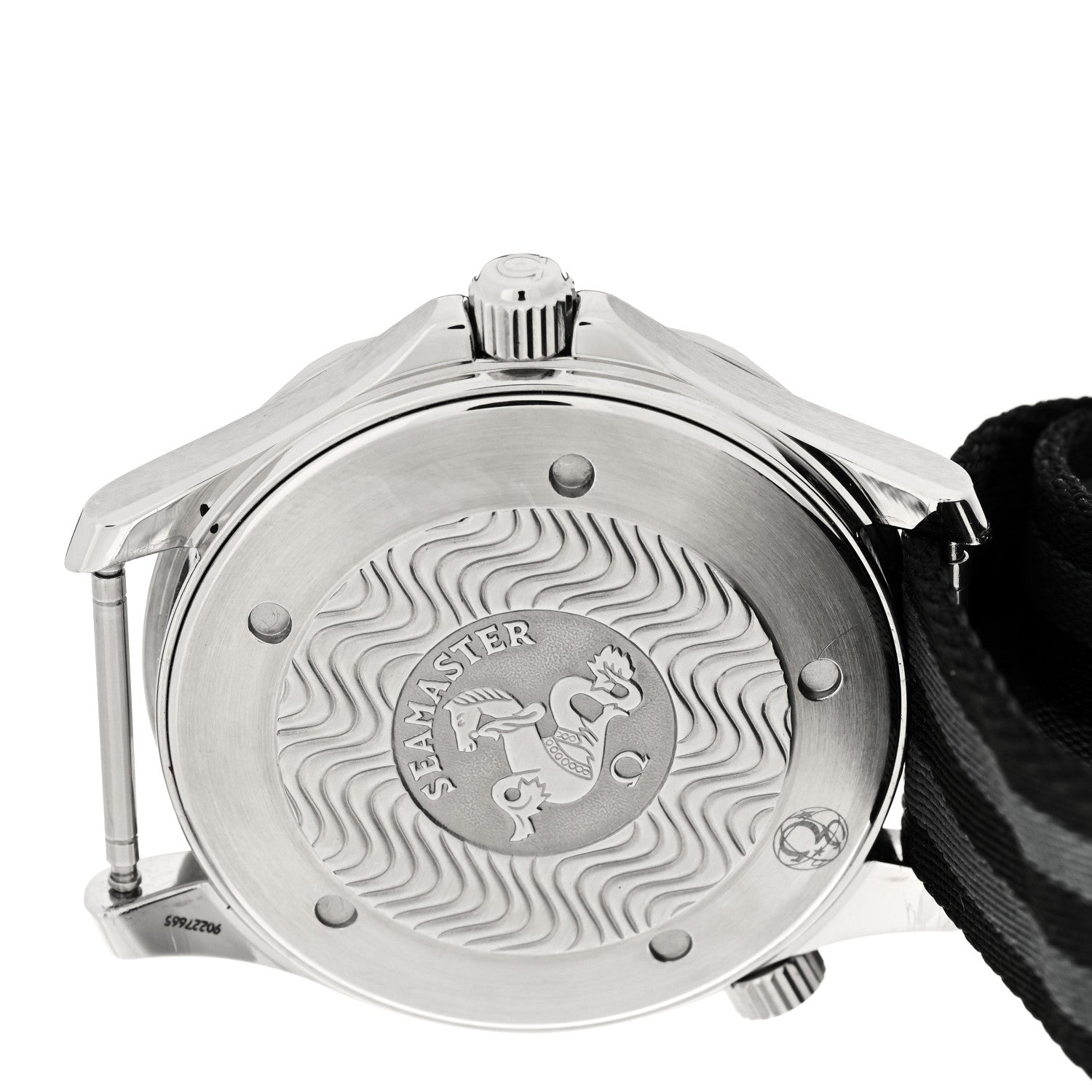 Omega Stainless Steel Fabric 41mm Seamaster Professional 300M Diver Quartz Watch Black 2264.50 4 of 4