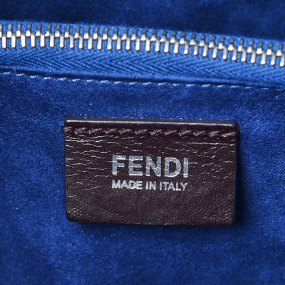Fendi Vitello Elite Regular 2Jours Tote Caffe Noir Navy 6 of 7