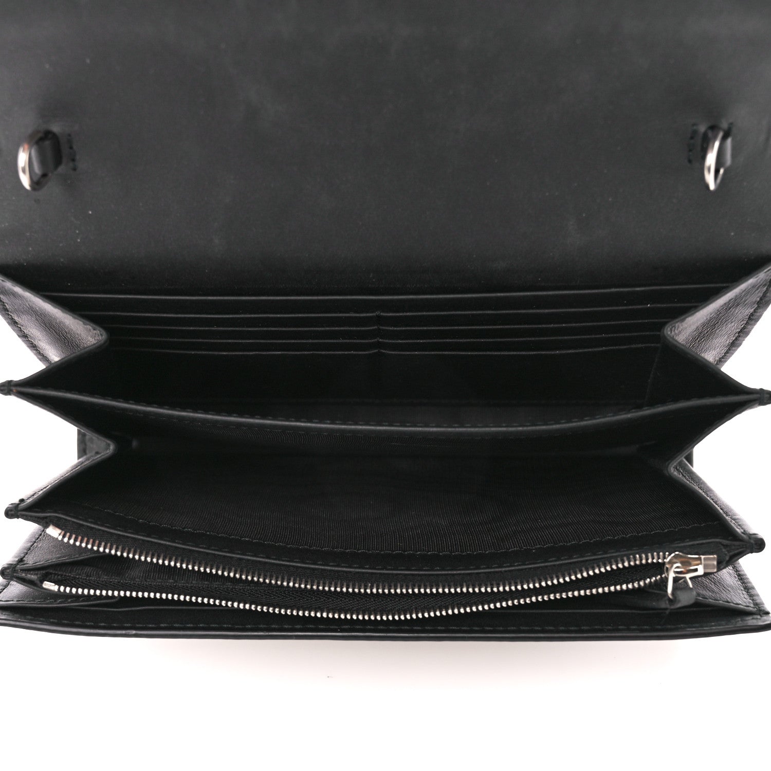 Gucci GG Supreme Monogram Mini Dionysus Chain Wallet Beige Black 5 of 10