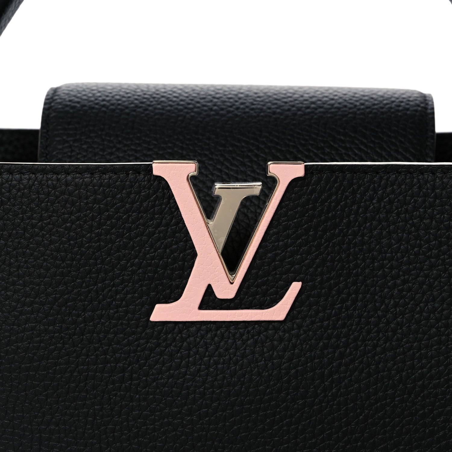 Louis Vuitton Taurillon Capucines MM Rainbow Black 6 of 8
