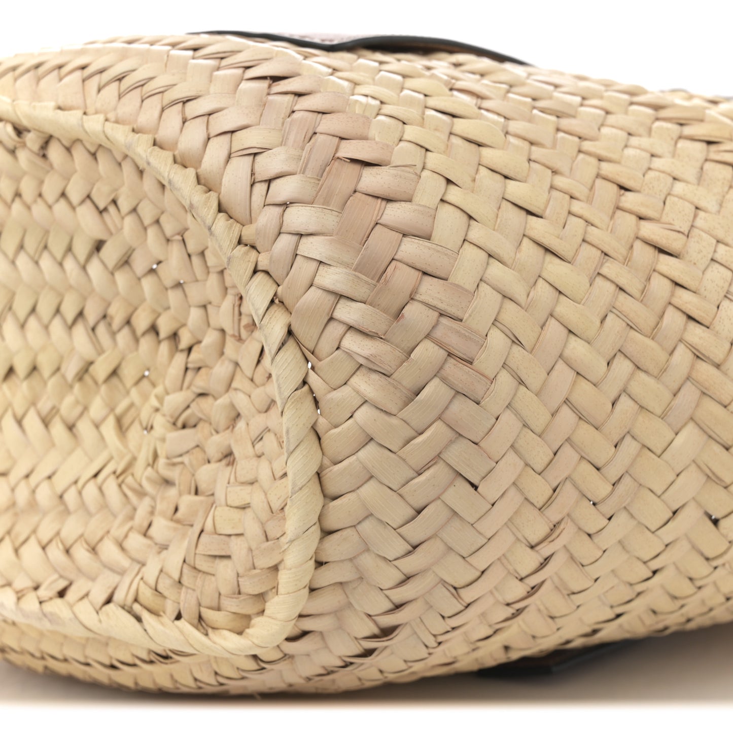 Raffia Basket Tote Bag Natural Tan