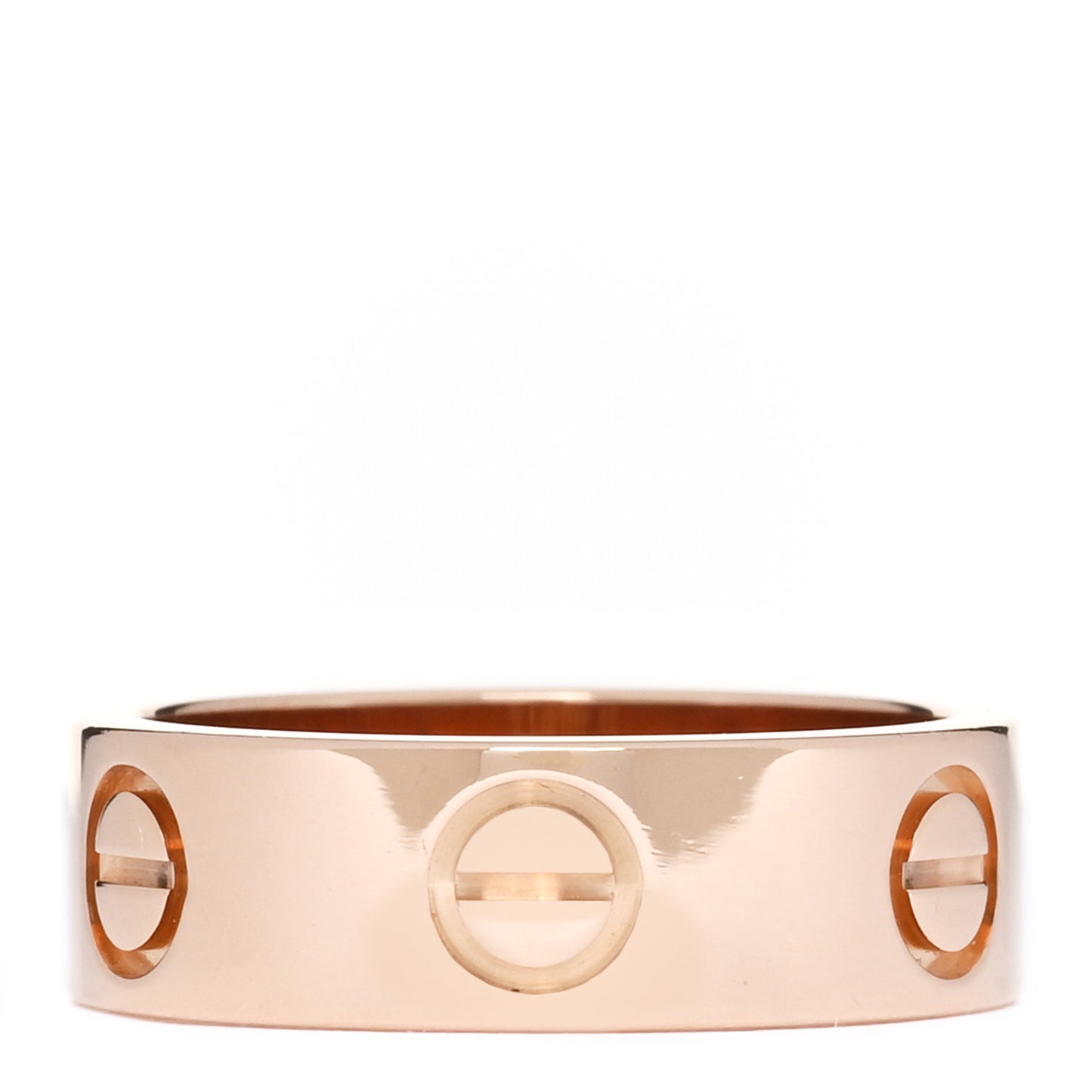 18K Pink Gold 5.5mm LOVE Ring 48 4.5