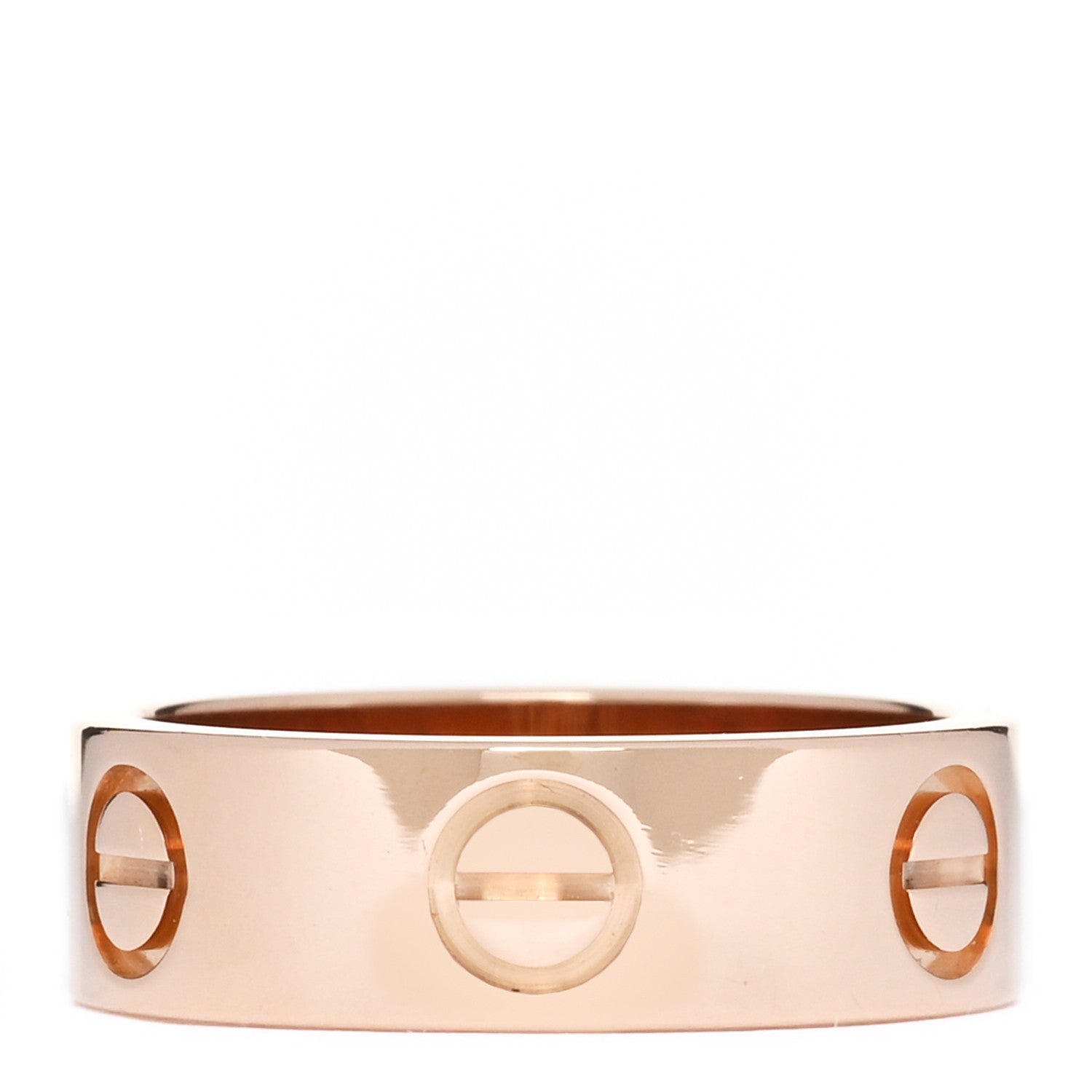 Cartier 18K Pink Gold 5.5mm LOVE Ring 48 4.5 1 of 5