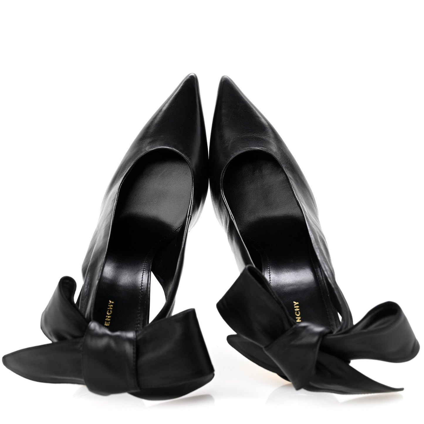 Calfskin Beauw Slingback Pumps  36.5 Black