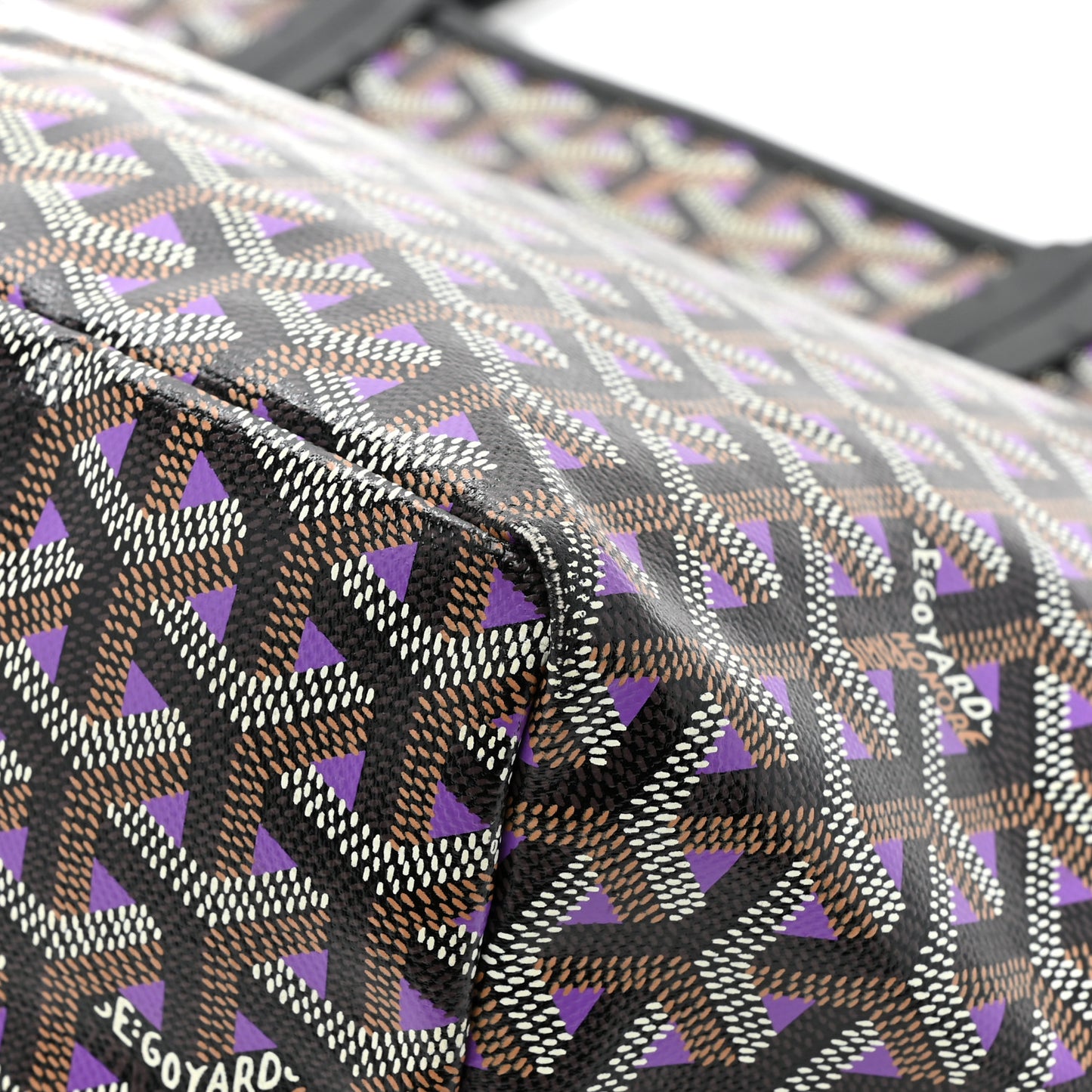 Goyardine Saint Louis Claire Voie PM Black Violet