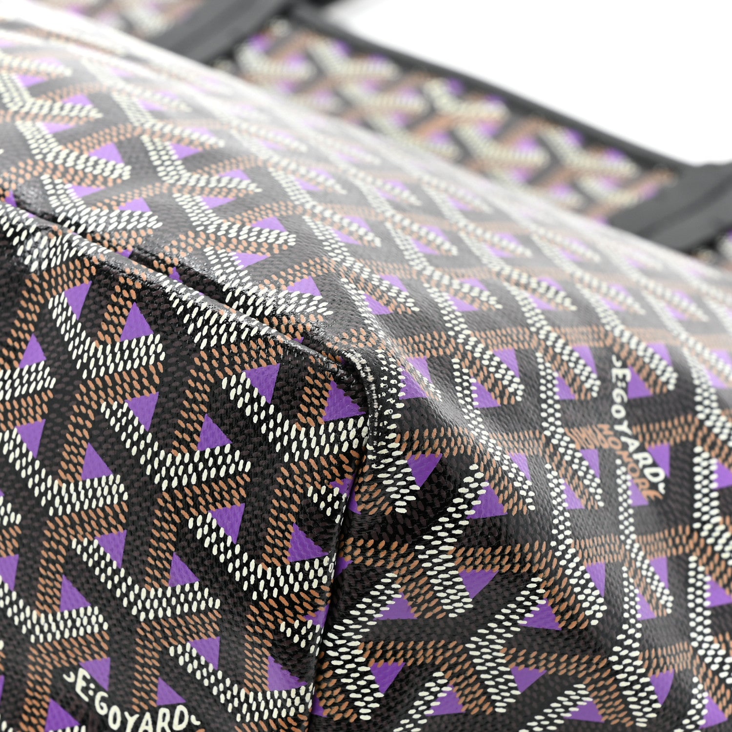 Goyard Goyardine Saint Louis Claire Voie PM Black Violet 14 of 16