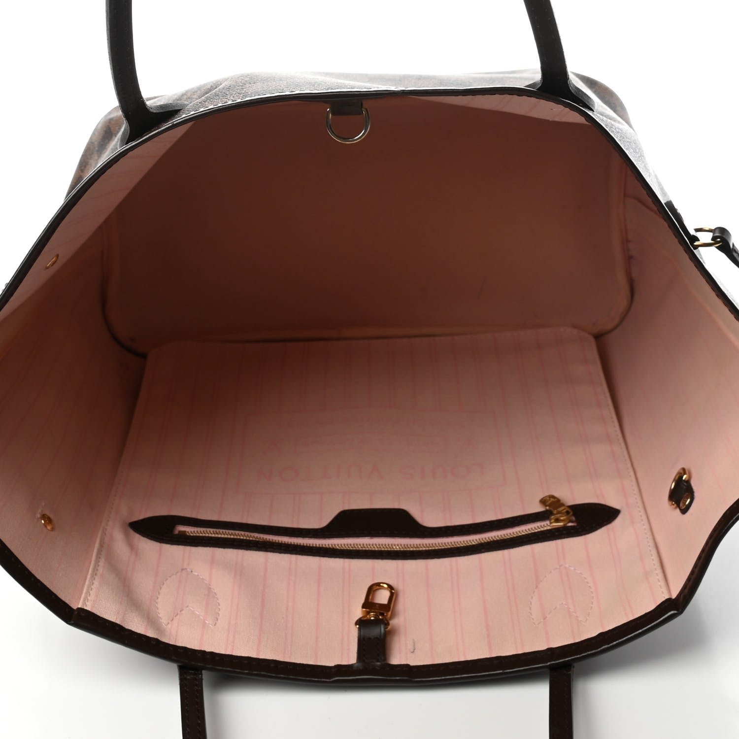 Louis Vuitton Damier Ebene Neo Neverfull MM Rose Ballerine 4 of 4