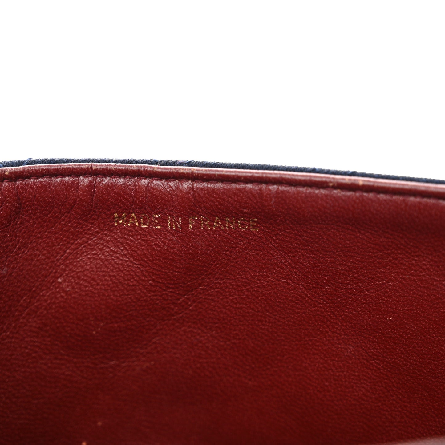 Jersey Lambskin Quilted Mini Square Flap Navy