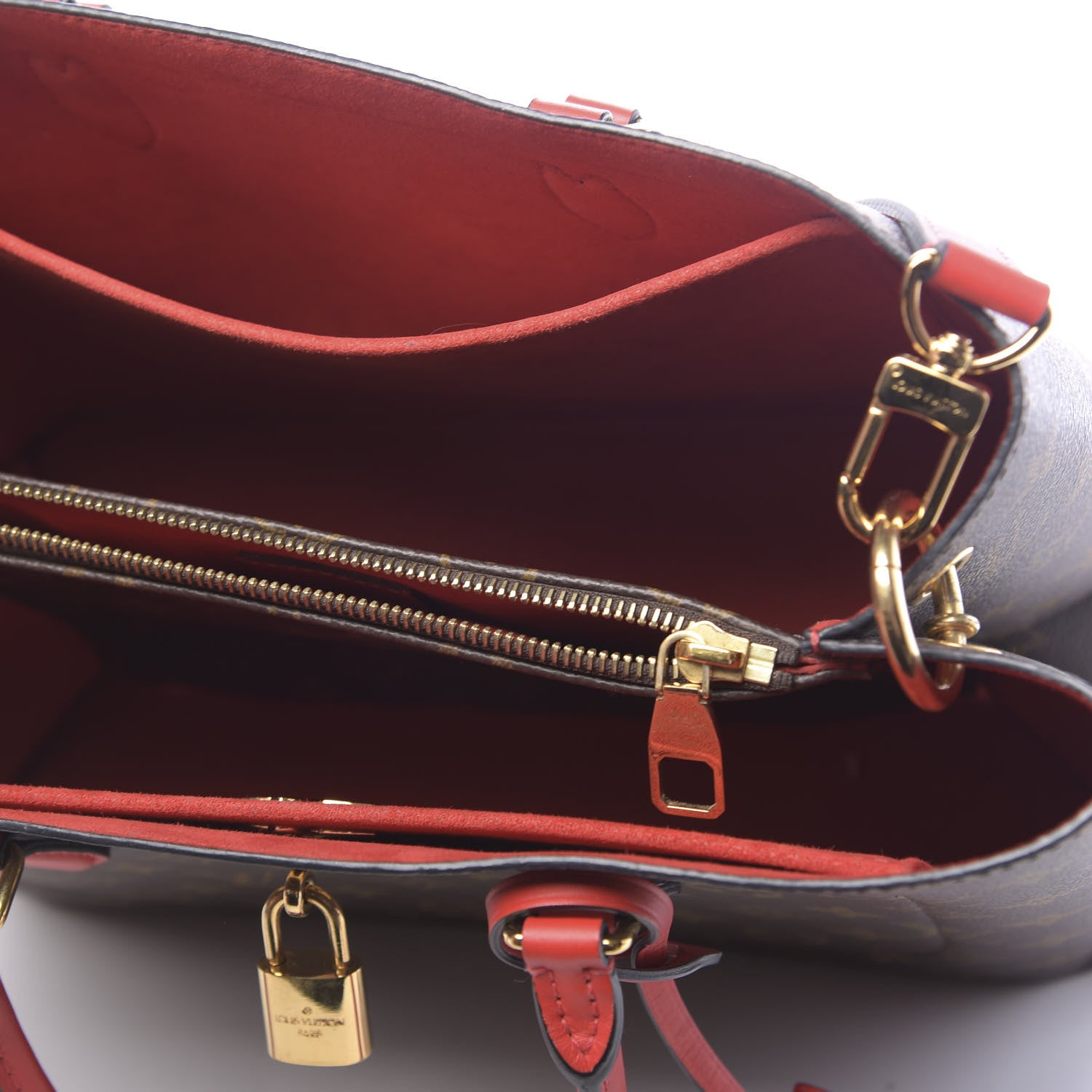 Louis Vuitton Monogram Flower Tote Coquelicot 5 of 15