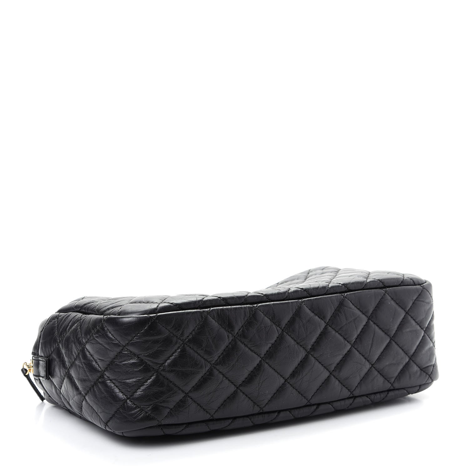 Chanel Aged Calfskin Quilted Medium Reissue Camera Case Black 4 of 10