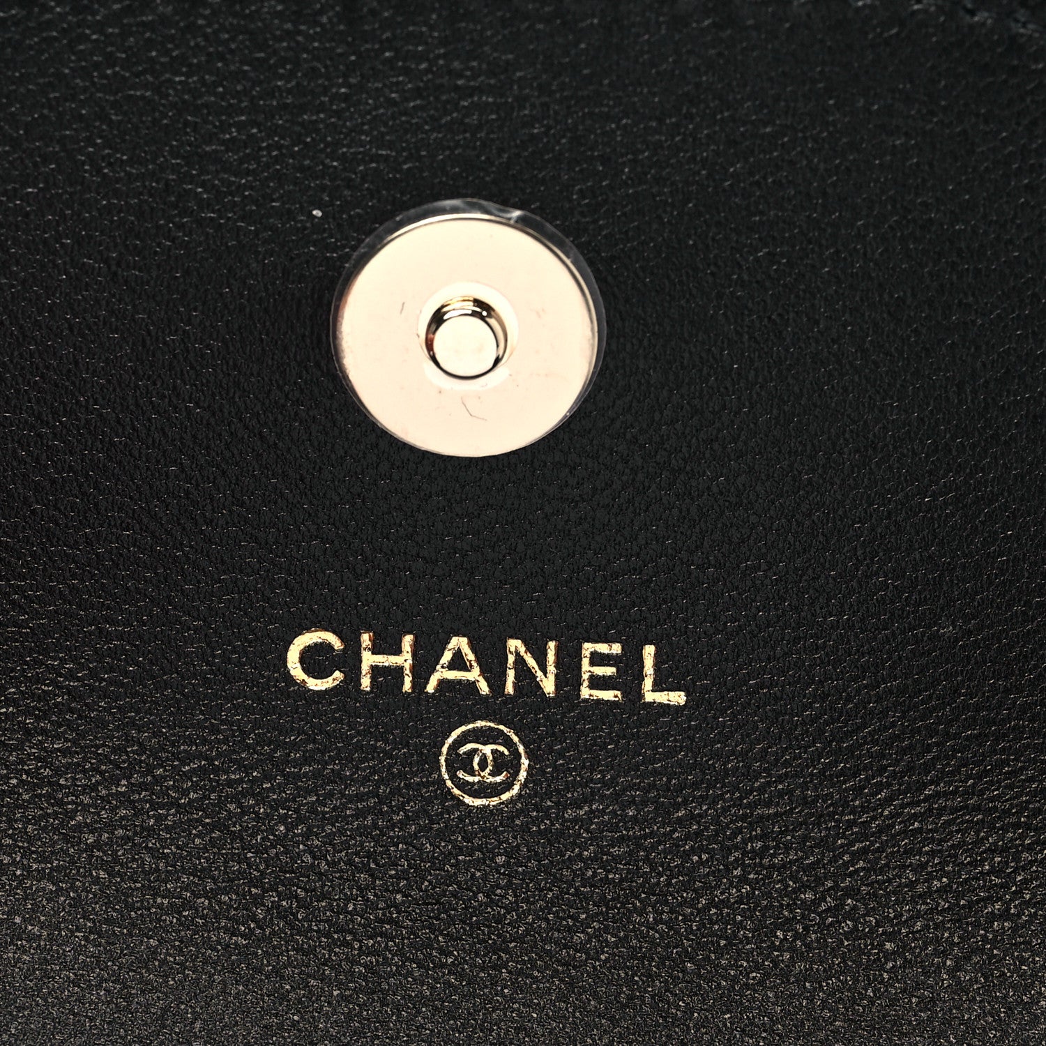 Chanel Lambskin Quilted Pearl Top Handle Clutch With Chain Black 6 of 11