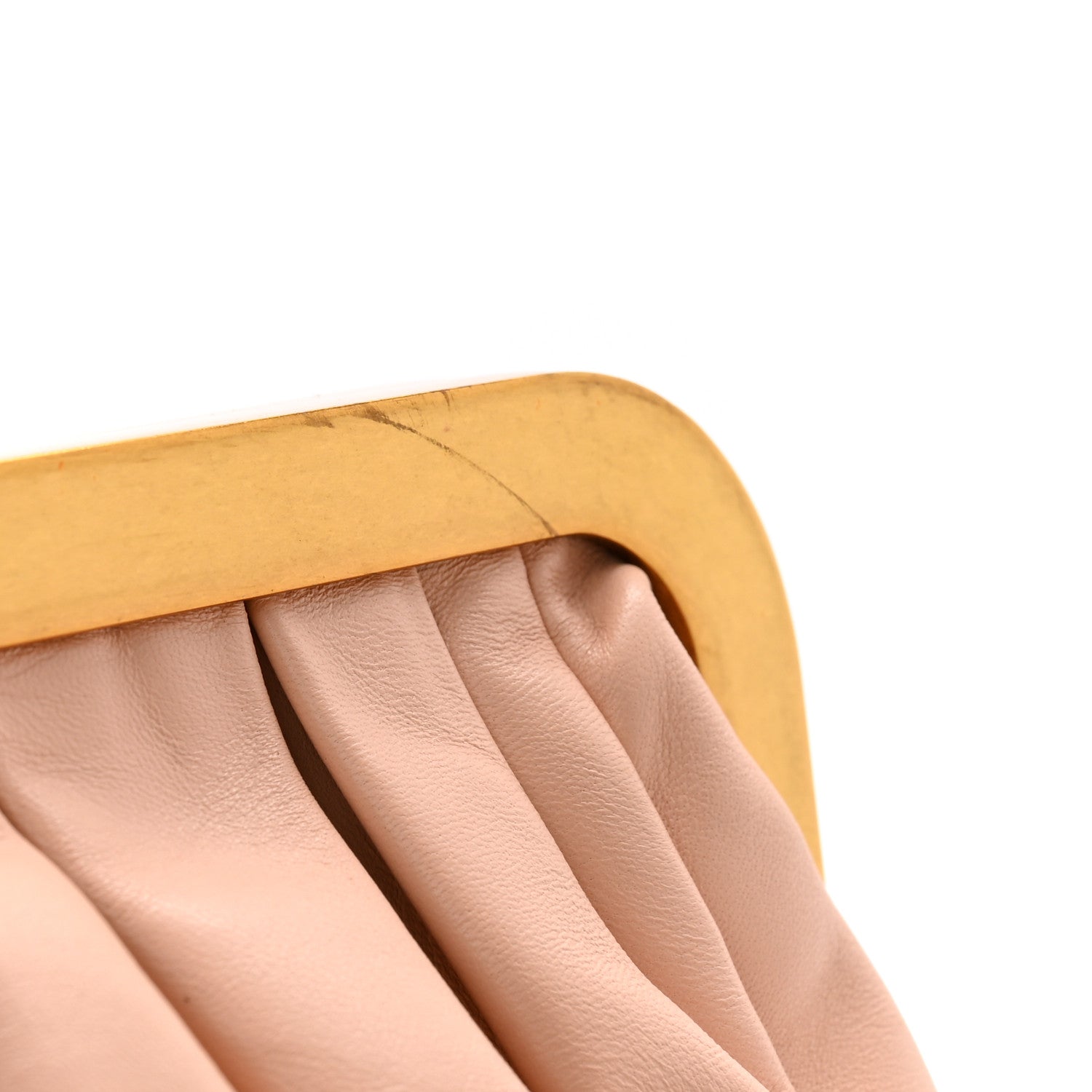 Mansur Gavriel Lambskin Wave Frame Clutch Rosa 8 of 8