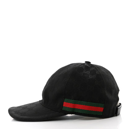 Gucci Monogram Web Baseball Hat M Black 4 of 9