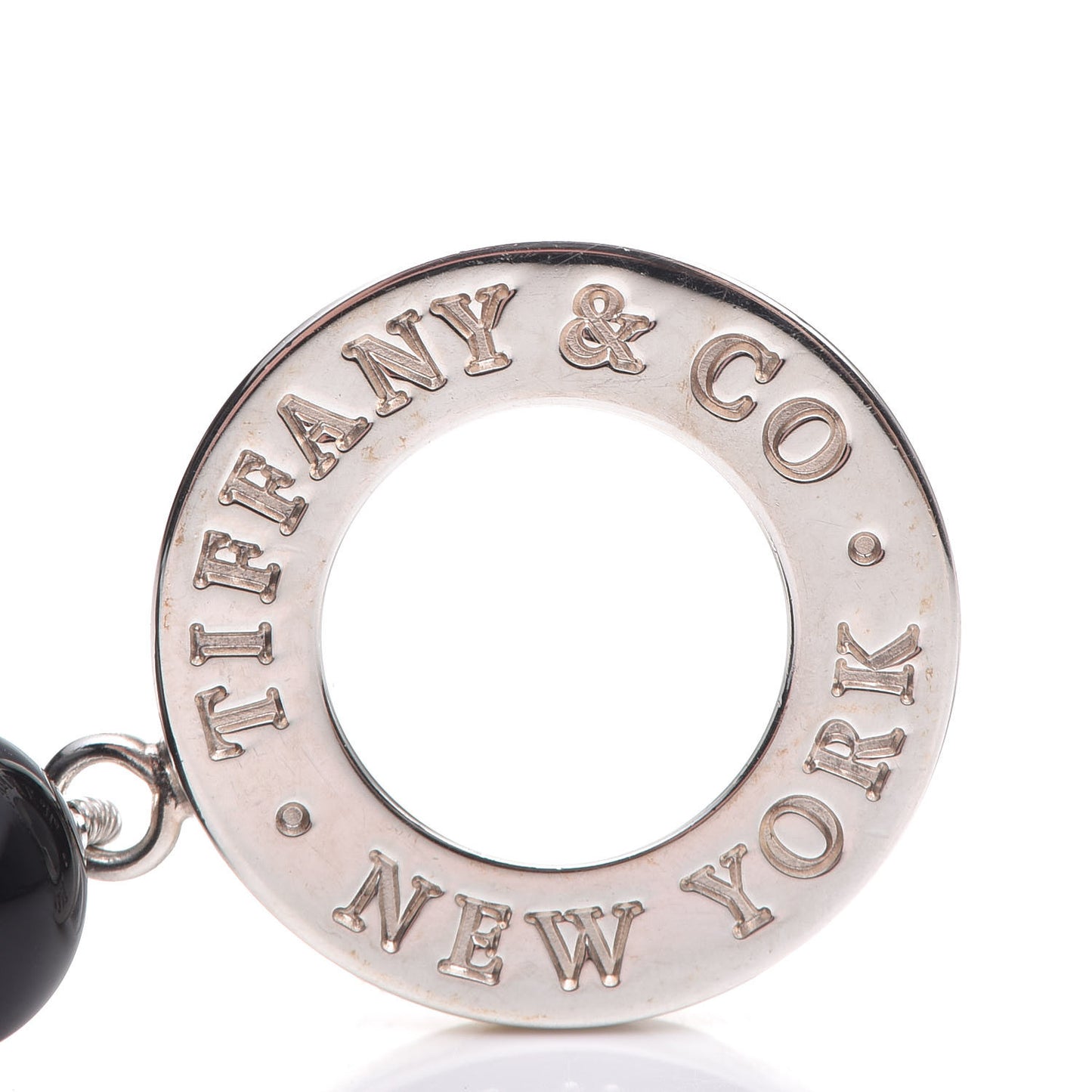 Sterling Silver Black Onyx Bead Toggle Bracelet