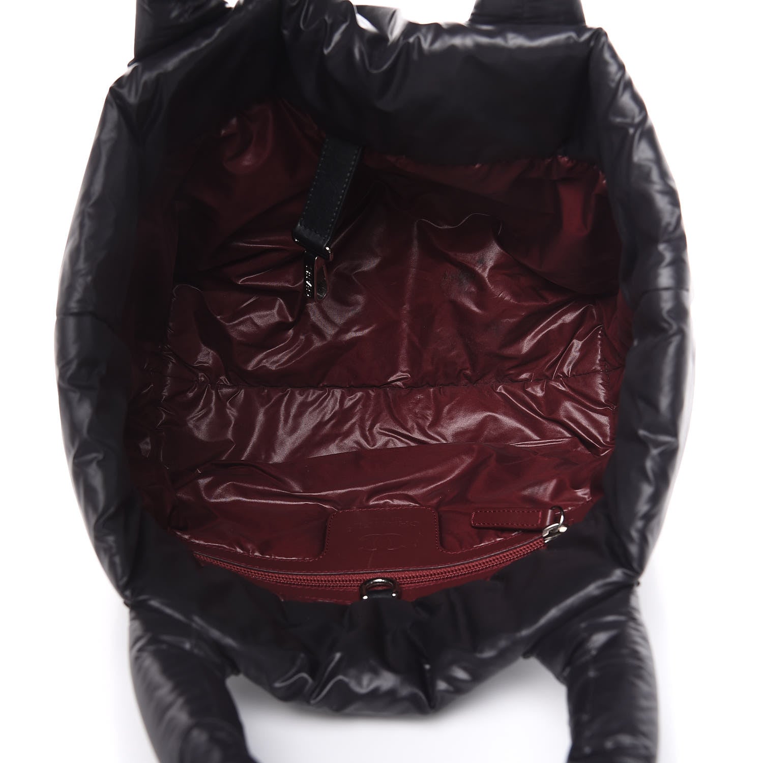 Chanel Nylon Quilted Small Coco Cocoon Reversible Tote Black 5 of 13