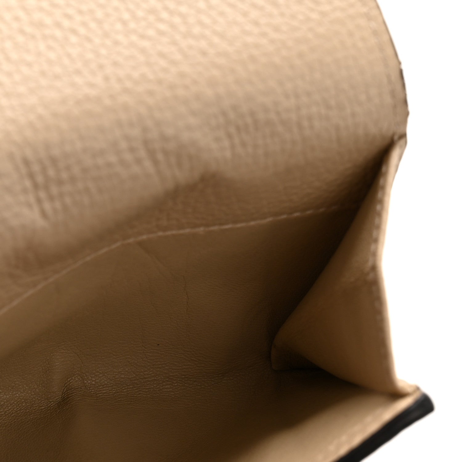 Chloe Grained Calfskin Marcie Square Wallet Root Beige 10 of 12