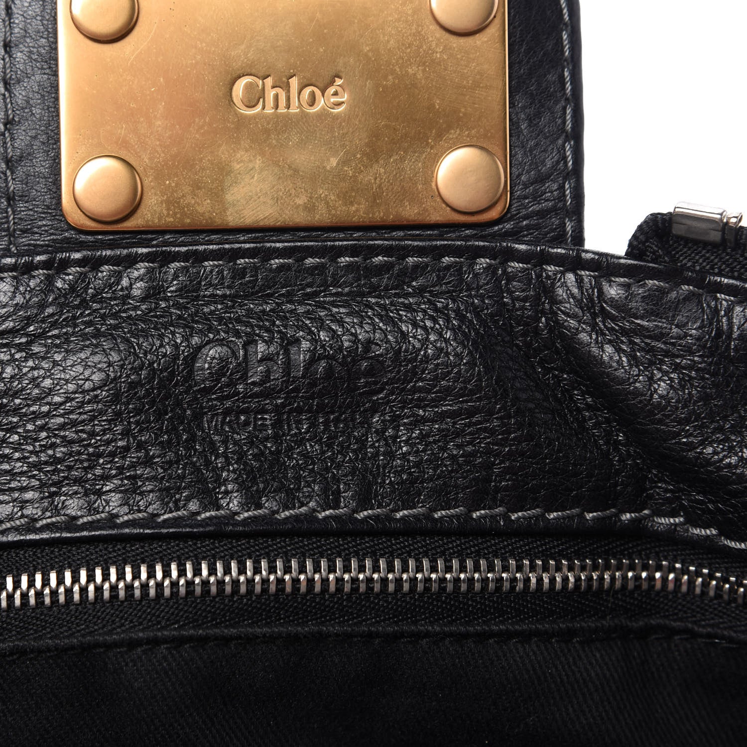 Chloe Calfskin Medium Paddington Satchel Black 8 of 10