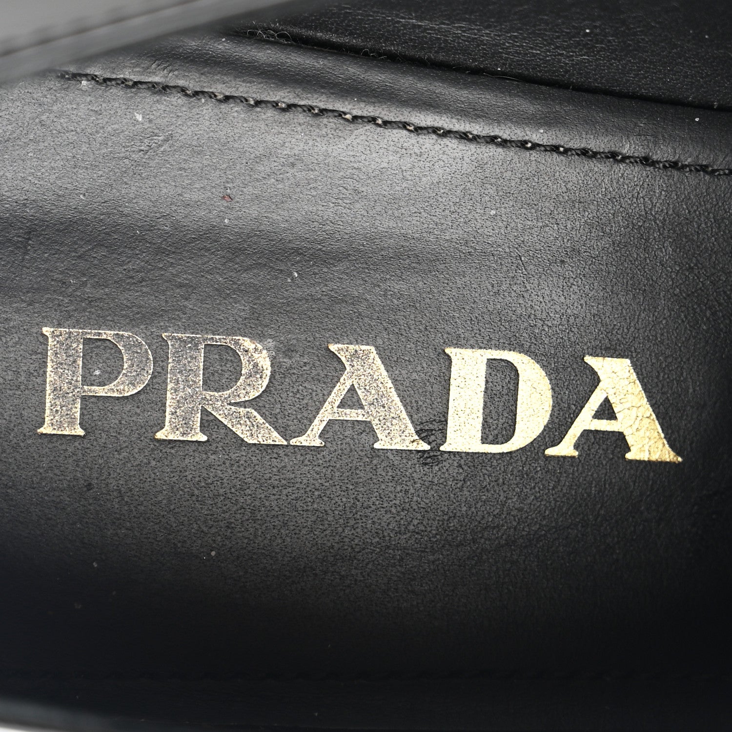 Prada Vernice Triangle 50mm Loafers 38.5 Black 8 of 9