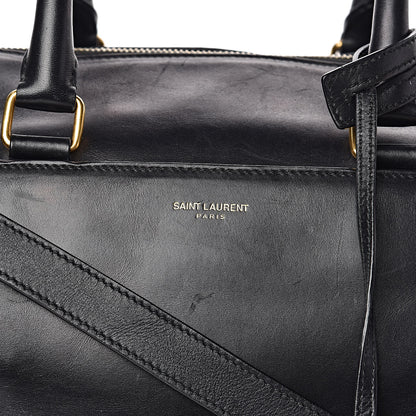 Saint Laurent Calfskin Classic Duffle 12 Black 9 of 18