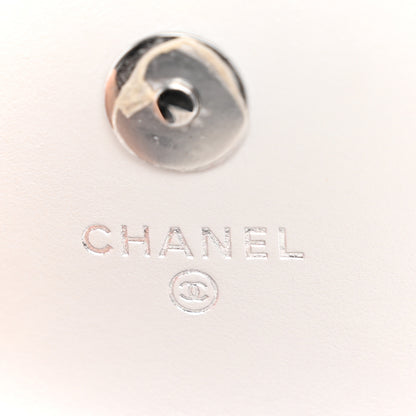 Chanel Metallic Lambskin Crystal Quilted Star Chain Belt Bag Silver 7 of 12