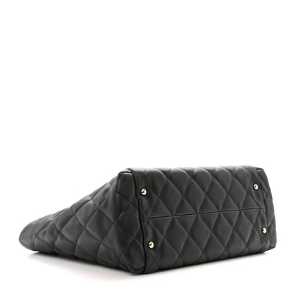 Chanel Caviar Quilted Large Shopping Tote Black 6 of 12