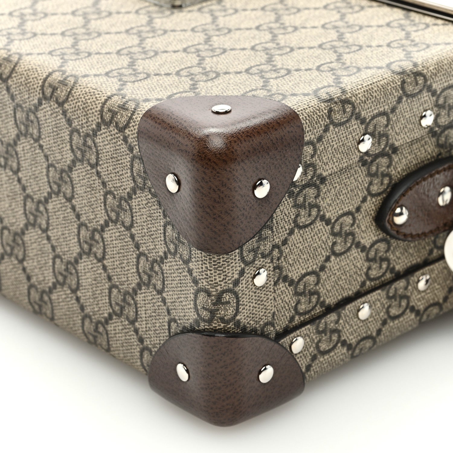 Gucci GG Supreme Monogram Globe-Trotter Beauty Case Brown 8 of 9