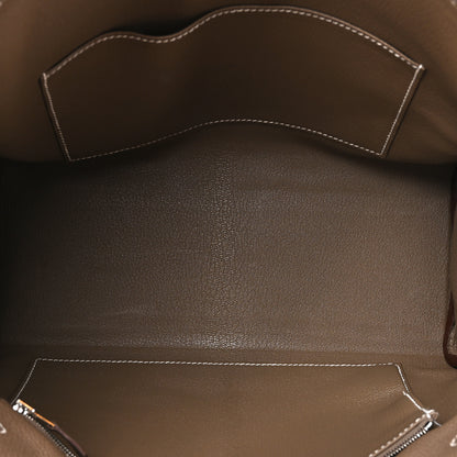 Hermes Togo Kelly Messenger Etoupe 5 of 10