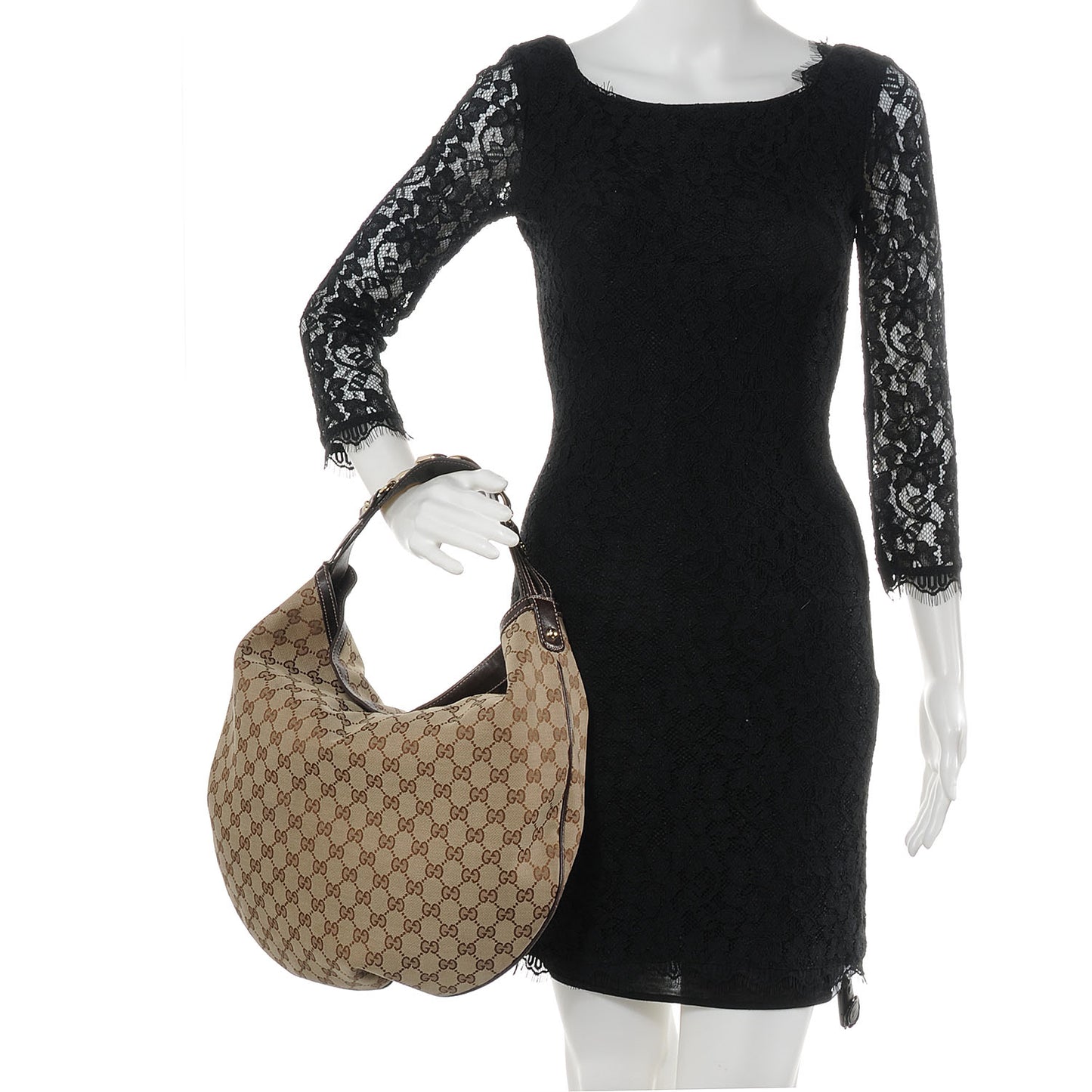 Monogram Wave Hobo Ebony
