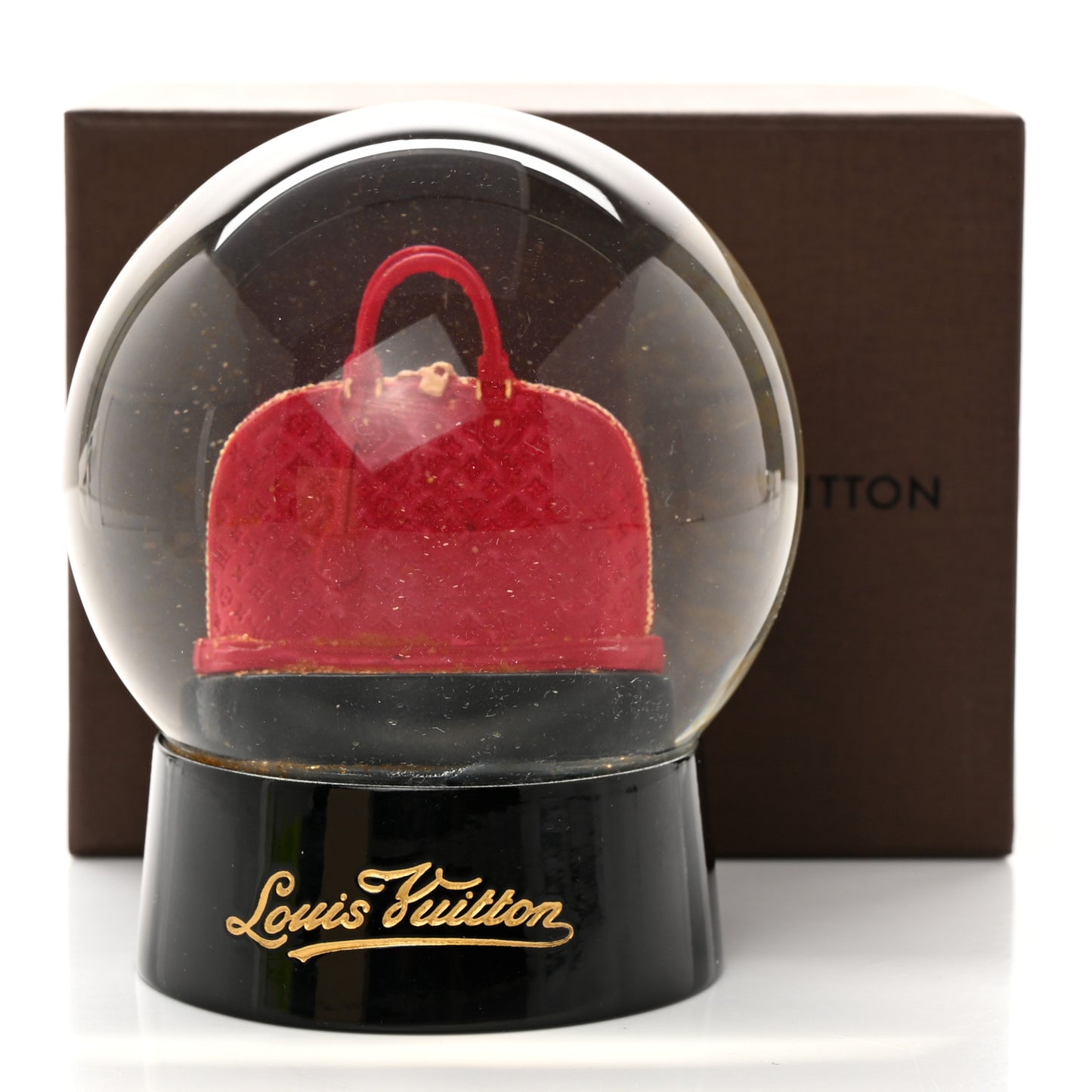 Alma Snow Globe Boule A Neige Rouge