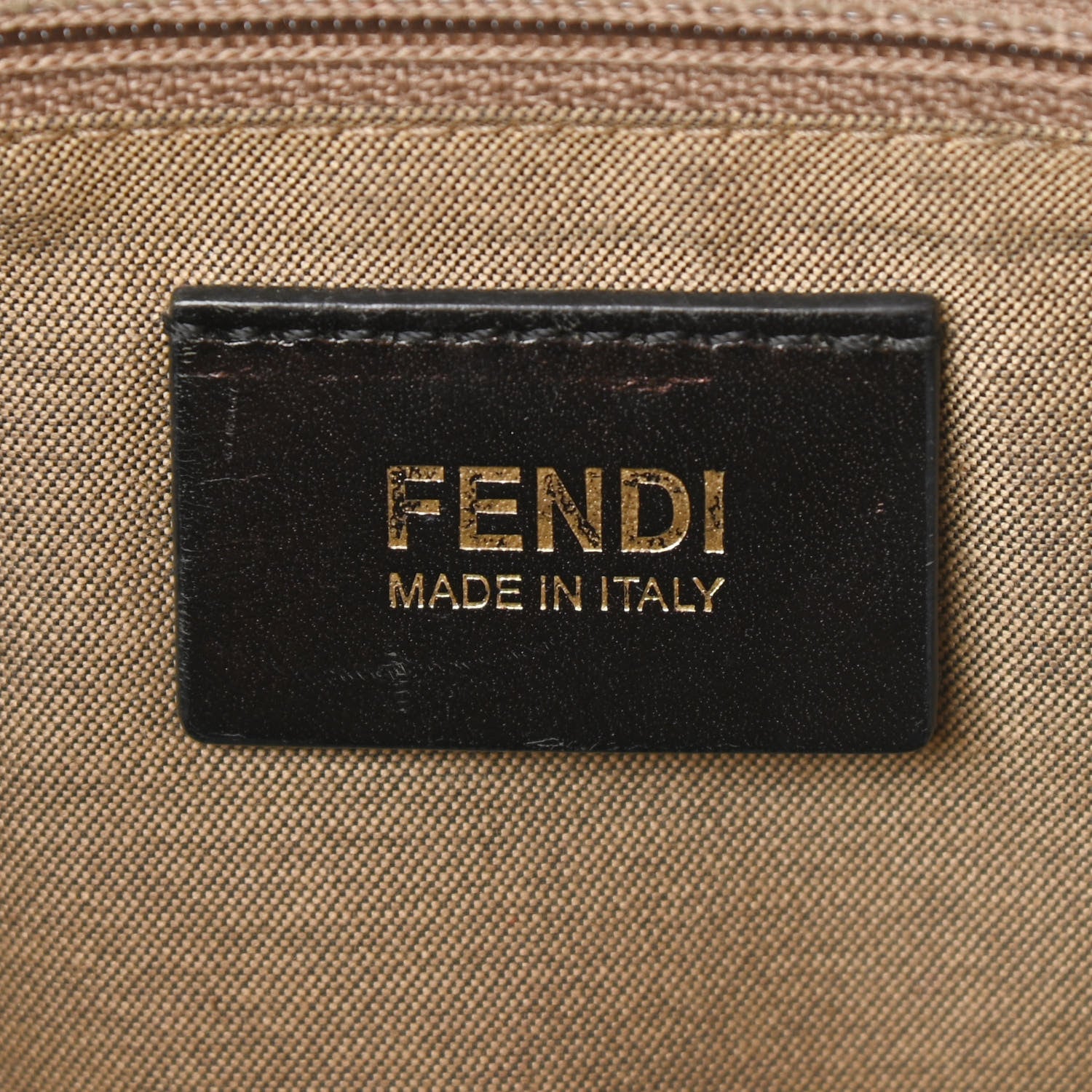 Fendi Zucchino Spalmati Forever Tote Crema Ecru 6 of 17