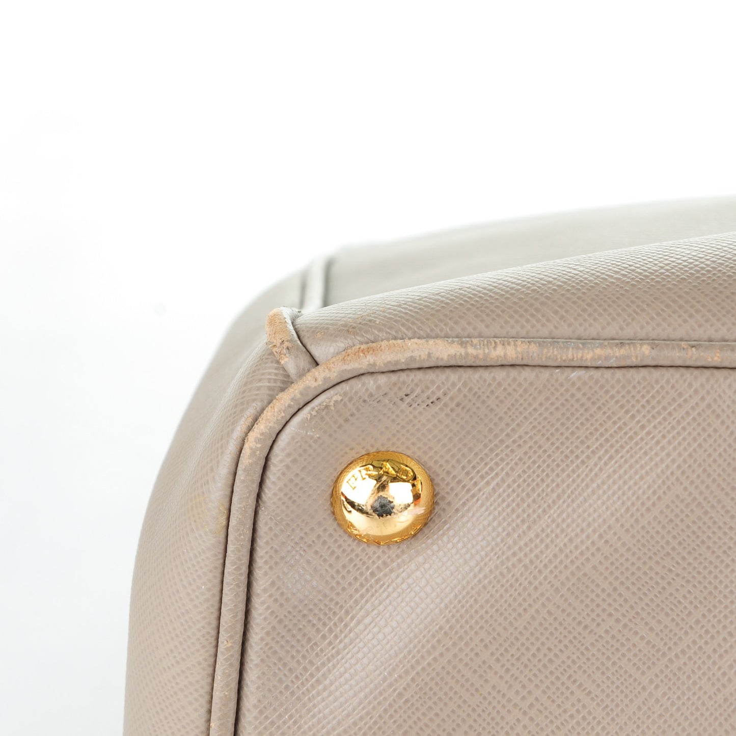 Saffiano Large Galleria Double Zip Tote Argilla