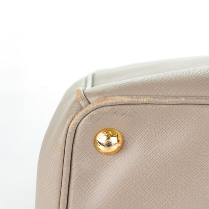 Prada Saffiano Large Galleria Double Zip Tote Argilla 9 of 12