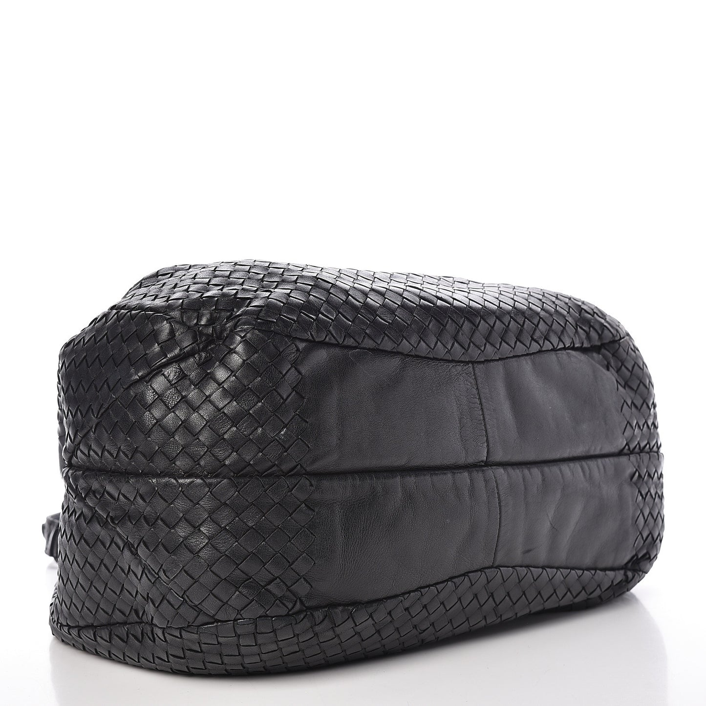 Nappa Intrecciato Large Campana Black
