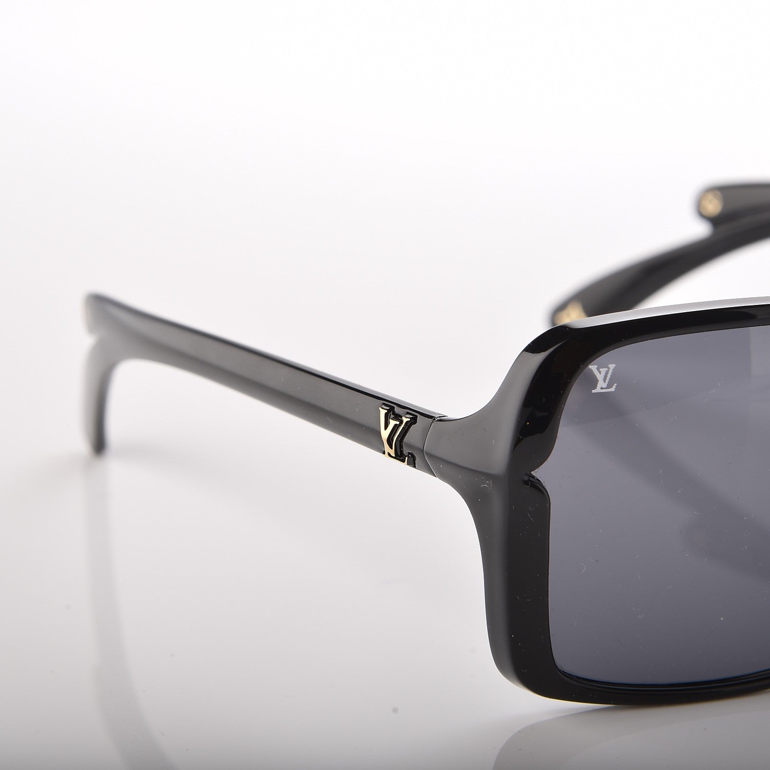 Louis Vuitton Flore Carre Sunglasses Z0287E Black 8 of 9