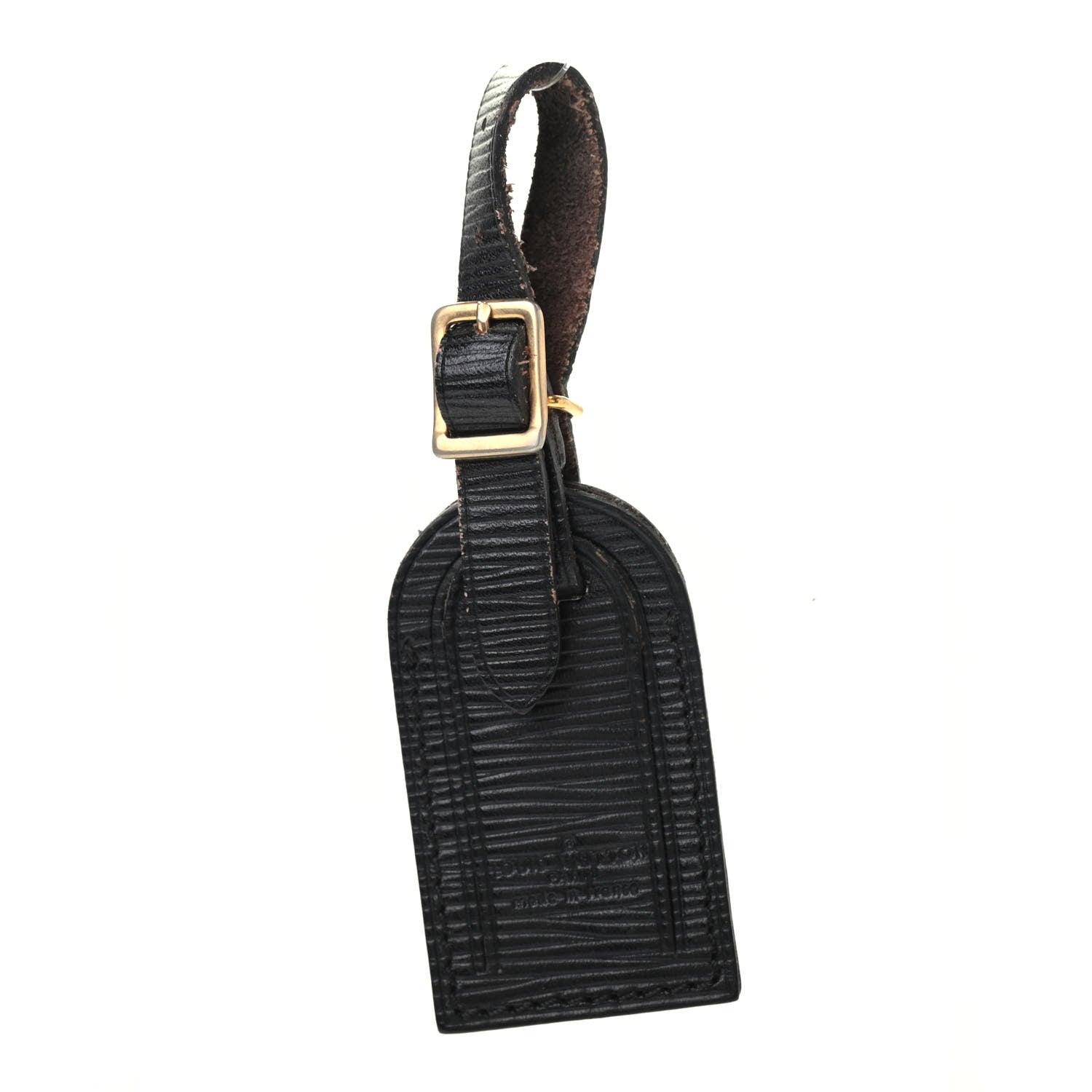 Louis Vuitton Epi Luggage Tag Black 1 of 6